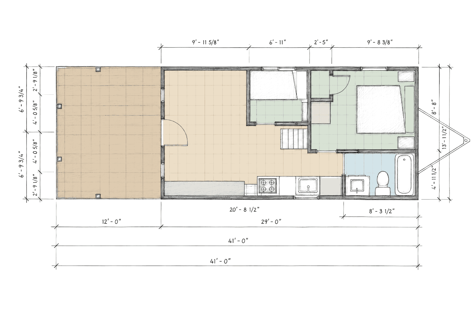 Tinde floor plan